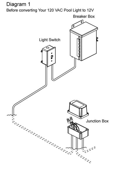 pool junction box hookup|How to Wire a Pool Light Transformer: A Complete Wiring Diagram.